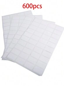 1000pcs Diamond Painting Sticker Labels, Round And Square Shapes, Suitable For DIY, Toolbox, Storage Box Markings, Writable Digits & Letters