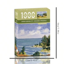 1000 Pieces World-Famous Painting Paper Jigsaw Puzzle, Stress Relief Toy, Birthday/Holiday Gift - Multicolor - View 8