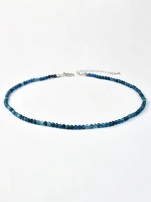 Collar de cuentas de piedras naturales elegante, collar hecho a mano con cuentas de cuarzo rosa y cuarzo de fresa, joyería de energía curativa y equilibrante de colores para mujeres