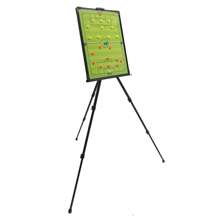 Rainaut Portable Stainless Steel Tactical Display Magnetic Board, Triangle Bracket Stand Coaching Board, Football Tactical Board , 60*45cm/23.6*17.7in - Green + Black - View 10