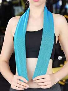 1pc Microfiber Ice Towel For Neck, Light Weight And Thin Thickness Quick Drying Towel Soft Breathable Chilly Towel For Cooling, Yoga, Sports, Golf, Gym, Camping, Running, Fitness, Workout & More Activities Fall Decor,Holiday Home Bathroom Decor Beach Essentials Back To School