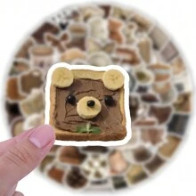 100 张复古小物件贴纸美观乙烯基贴纸贴花剪贴簿、日记本、笔记本电脑、保险杠、滑板、水瓶、电脑、电话 - 彩色 - 查看 5