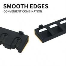 ROLLFISH Fishing Rod Storage Rack 6 Holes Wall-Mounted Fishing Pole Holder Bracket Vertical & Horizontal Display Fixed Frame - EVA Horizontal - View 3