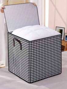 1 szt. Torba do przechowywania w szafie z tkaniny, duża pojemność z materiału włókninowego, zamykana na suwak, organizer na pościel, ubrania, wodoodporne dekoracje, dekoracje festiwalowe, dekoracje pokoju, dekoracje domowe, dekoracje sypialni