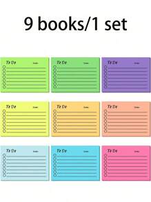 Colourful Sticky Notes Stickers,Creative Sticky Note Book For Students,Pasteable Plan List Book,Horizontal Line Notebook,Can Be Pasted Multiple Times,Colourful Macaroon Collection Note Pads,Inspirational Memos,Cute Motivational Note Pads,Thank You Note Pads,Multi-Purpose Sticky Notes Gifts Birthday Graduation Room Decor Home Decor Wall Decor Bathroom Decor Bedroom Decor Room Decoration Stuff Living Room Decor House Decor Home Decor Living Room Wall Paper Personalised Stickers - Різнокольоровий - Переглянути 12