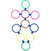 Hopscotch, Jumping Squares, Jumping Rings Agility Hoop, Football Training Equipment, Sports (Random Color) - Multicolor - View 8
