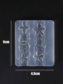 1pc Lily Flower Embossed Nail Art Carving Mold, Lotus Petal Pattern Design, DIY Nail Stamping Tool, Nail Art Supplies, Nail Tools, Nail Art Tools, Back To School, Nail Art, Nail Tools (Suitable For Press-On Nails) - Clear - View 10