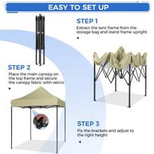 CAROMA Folding Gazebo 2x2 Waterproof, Stable, Winterproof Without Side Wall, Pop-Up Gazebo Party Tent, Sun Protection Garden Gazebo, Foldable Gazebo With Handbag (2 X 2 M Blue)