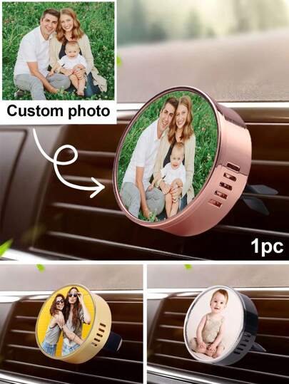 1pc Custom Car Aromatherapy Clip, Car Air Vent Accessories,Custom Car Charm Personalized Photo Car Charm Custom Car Charm Rear View Mirror Car Charm Hanger Memorial Charm Memorial Gift Sympathy Gift Great Present Idea Custom Gift For Her Unique Gift For Him Ideal For Mother's Day, Father's Day, Birthdays, Gifts Graduation,Multi-Functional, ,Ornamental,Reusable,Exquisite,Stylish,High-Quality,Colorful,Modern,Custom,Personalized,Unique,Ideal Gifts For Him,Ideal Gifts For Her,Boyfriend,Dad,Girlfriend,Mom,Family,Friends,Tea Room,Home,Garden,Office,Customized Crafts,Home & Living,Haunt Your Home, Autumn Home Refresh, Xmas Decoration,Home Harmony