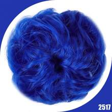 Synthetic Messy Bun Chignon Donut Gary Hair Bun Pad Elastic Hair Rope Rubber Band Hair Extensions