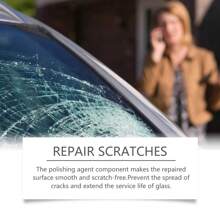 Car Glass Care Kit Car Windshield Crack Scratch Adhesive Repair Fluid - Black - View 3