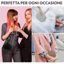 Elegant Women's Clutch Bag, Suitable For Weddings, Parties And Events; With Shoulder Strap And Zipper, An Ideal Fashionable Clutch Bag For Ladies At Ceremonies; Suitable For Special Occasions