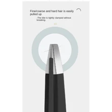 4pcs Black Eyebrow & Hair Removal Tool Kit, Suitable For Beginners To Pluck Eyebrows, Underarms And Legs Hair At Home