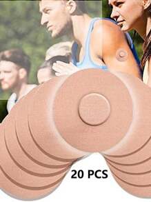 20 piezas de parches adhesivos impermeables, cubiertas para sensores Freestyle Libre, parche transparente CGM Overpatch, cinta de larga duración (los sensores no se incluyen) - Albaricoque - Ver 2