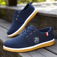 2025 New Men's Fashion Low-Top Canvas Shoes, Versatile Casual Business Dress Oxfords
