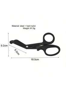 First Aid KitTourniquet Scissors Molle Storage Trauma Bracket Set Survival Tool Accessories Gear - Black - View 8