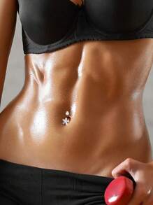 1 件 S925 纯银肚脐 锆石肚脐 银肚脐环 小肚脐 Mimi 肚脐首饰 - 單隻臍釘 - 查看 6