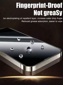 3 件装隐私屏幕保护膜，兼容 iPhone 11/12/13/14/15/16 Pro Max Plus X/XS/XR，采用钢化玻璃制成，具有 25° 隐私防窥保护，9H 硬度防刮，易于安装 - 黑色 - 查看 5