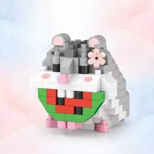 500 pièces/set Cute Animal Mini Blocs de construction ABS, Jouets de construction miniatures de chiens & chats DIY, Cadeau de décoration de maison créative pour anniversaire, fêtes, Saint-Valentin, Nouvel An chinois, Rentrée des classes