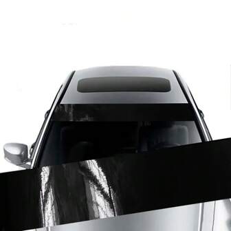 汽车遮阳贴纸汽车前挡风玻璃3D乙烯基膜后挡遮阳装饰贴花贴纸车用装饰贴