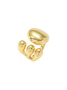 1/10 件不锈钢戒指套装镀层，镶嵌人造锆石、珍珠、绿松石、不对称几何、心形、花朵、星形设计、可调节开口，适合海滩、度假、情人节、情侣、朋友、礼物、女性日常佩戴、妈妈、母亲、母亲节、礼物