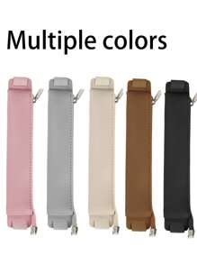 1 Pieza Funda de unicolor para cuaderno, portaplumas, portalápices de PU con bolsa elástica individual, accesorios para diario y agenda, clip fijo para lápiz, bolsa para colgar el lápiz, de vuelta a la escuela, organizador de maquillaje, organizador, organizador de almacenamiento, organizador de cuidado de la piel, almacenamiento de oficina, organizador de papelería, almacenamiento de uñas, decoración de dormitorio