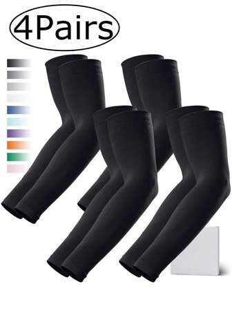 4/1双男女款袖套，男士工作用压缩袖套，男士防紫外线防晒袖套