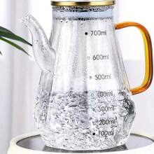 1pc Creative Rhombus Borosilicate Glass Oil Bottle, Suitable For Kitchen, Capacity: 16.91 Oz, 23.67 Oz, 30.43 Oz