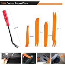 800pcs-100Pcs Car  Clip Kit  Rivet Plastic Clips Auto Body Push  Pin Rivet Bumper Door Trim Panel Repair - Black and White - View 4