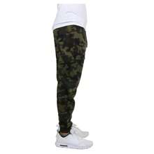 3-Pack Mens Modern Fit Fleece Jogger Sweatpants (S-3XL) - Black - Burgundy - Woodland - View 9