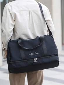 Large Travel Duffel Bag For Women,Weekender Bag,Overnight Bag With Wet Pocket&Trolley Sleeve, Lightweight Carry On Sports Tote Gym Duffel Bag Hospital Bag, Gift Bag For Women