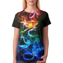 男士 T 恤短袖男士 T 恤男士衬衫男女通用 3D 图形印花时尚 T 恤成人青少年新颖休闲 T 恤上衣男女通用柔软面料、透气、舒适的短袖 T 恤非常适合夏季尺码 S-Xxl