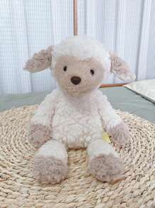 Brinquedo de Pelúcia Cordeiro Fofo de 22cm/8,7 polegadas, Animais de Pelúcia Ovelha, Bonecos de Pelúcia Fofos - Poliéster Macio, Multicolorido, Perfeito para Almofada de Sofá e Decoração do Lar, Presente Ideal para Crianças em Aniversários, Halloween, Natal - Multicolorido - Visão 7