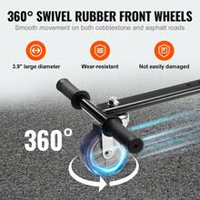 Hoverboard Seat Attachment, For 6.5" 8" 8.5" 10" Hoverboards,  Dual Shock Absorption System, Grips Control, Adjustable Frame Length And 270 LBS Or 220 LBS Load Capacity, Hover Board Go Karts Accessory - 220lbs Load With 3.9in Wheel - View 3