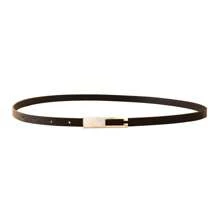 1pc Women Adjustable Skinny Slim Waist Belt With Smooth Buckle, Decor For Dress, Sweater, Shirt
