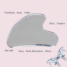 Stainless Steel Muscle Scraping Tool, Body Massage Scrapper For Scar Tissue, Face Muscle Scraping Tool, Neck Massage Shaver Mother's Day Flowers, Personalized Gifts For Mom, Last Minute Gifts, Mother's Day Ideas, Mothering Sunday Gifts, Handmade Cards For Mum, Best Mother's Day Gifts Under $50 - Silver - View 9