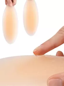 2/4Pcs Reusable Buttocks Silicone Pads For Enhancing The Shape Of Both Sides Of The Buttocks, Dual-Purpose Silicone Pads (Butt Support And Thigh Patches), Show Enlargement, Suitable For Women Of All Shapes And Sizes. - Multicolor - View 6