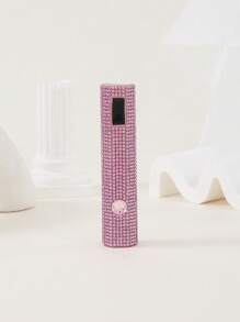 1件 USB 鑽石鑲嵌手持式充電 LED 美甲燈，附 LCD 螢幕，便攜迷你美甲烘乾燈，白色鑽石造型裝飾，適用凝膠指甲油，8顆高效 LED 燈珠，8倍放大鏡，快速高效美甲固化 - 彩色 - 查看 12