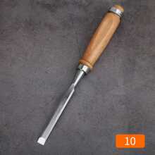 1 件木工凿木工工具套装，钢锤端木工凿，手柄采用木质复合材料，符合人体工程学的木工凿套装