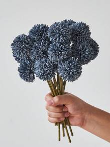 8/16 件人造菊花球花蒲公英绣球花束礼物送给朋友新娘婚礼花束装饰适用于家庭办公室咖啡馆派对婚礼装饰