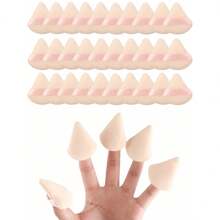 Set surtido de 5/10/12/20/30/50/100 piezas de esponjas de maquillaje con textura suave y esponjosa, con doble cara y acabado aterciopelado, adecuadas para aplicar maquillaje, herramienta de belleza para rostro y Body