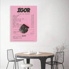 Music Poster Character Canvas Painting, Personality Creative Home Decoration Poster, Dormitory, Bar, Arcade, Room Living Room Wall Decoration Painting, Perfect Gift,Framed Canvas Painting