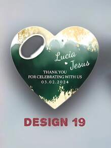 Custom Bottle Opener Wedding Souvenirs For Guests, Unique Wedding Favor Wholesale Magnets, Engagement Favor Save The Date Magnets,Heart Shape Wedding Thank You Favor,Magnetic Bottle Opener, Custom Wedding Gift, Wedding Gift, Thank You Favor Souvenirs, Bottle Opener(24 Designs),Multi-Functional, Ornamental,Anti-Mold,Reusable,Adorable,High-Quality,Cute,Vintage,Colorful,Customized Bottle Openers & Bottle Opener Accessories,Home Refresh - Multicolor - View 21