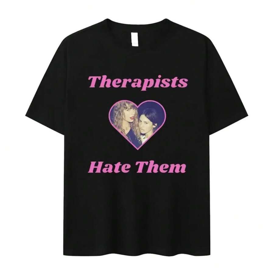 Gracie Abrams Top Women Graphic Y2K T Shirt Girl Comic Clothes Funny Trip T-Shirts Fashion T-Shirt Summer Street Tops - Black - View 1