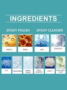 1 Pack Of 100ml Epoxy Resin Polish * 1pc Towel, Stain Cleaner, Stain Remover, Cleaning, Repairing Scratches, Polishing Surface Cleaning And Care Agent, Widely Used In Epoxy Resin Countertops, Car Resin Dashboards, Wood And Metal, Etc.