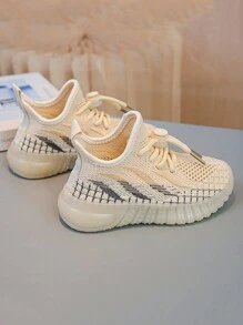 Zapatillas deportivas casuales para bebés/niños pequeños, zapatillas de correr para primavera/otoño, zapatos versátiles de un solo toque para pre-caminantes unisex