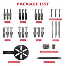 35 En 1 Extractor De Rodamientos Interiores Extractor De Baleros - Rojo - Ver 6