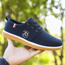 2025 New Men's Fashion Low-Top Canvas Shoes, Versatile Casual Business Dress Oxfords