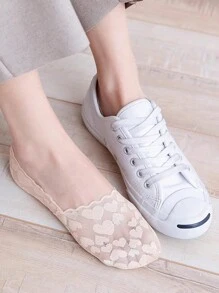 1/5 Đôi Sản phẩm mới Tất nữ Tất trái tim Tất thuyền chống trượt bằng gel silica Giày thấp giúp đỡ Quà tặng Giáng sinh thấp - Không khuôn - Xem 7