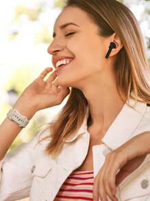 Leopard Floral Engraved Band Compatible With Apple Watch Band 49mm 45mm 44mm 42mm 41mm 40mm 38mm 46mm, Cheetah Waterproof Sport Silicone Wristbands Replacement Strap Compatible With IWatch Series 11 10 9 8 7 6 5 4 3 2 1 SE For Women - Beige - View 6